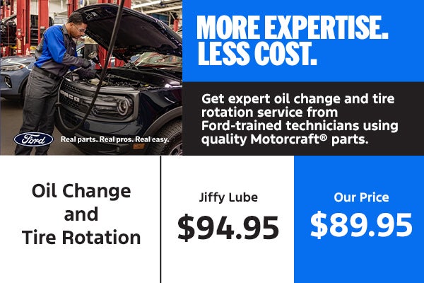 Oil change and tire rotation