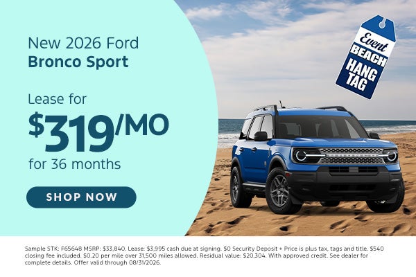 New 2026 Ford Bronco Sport