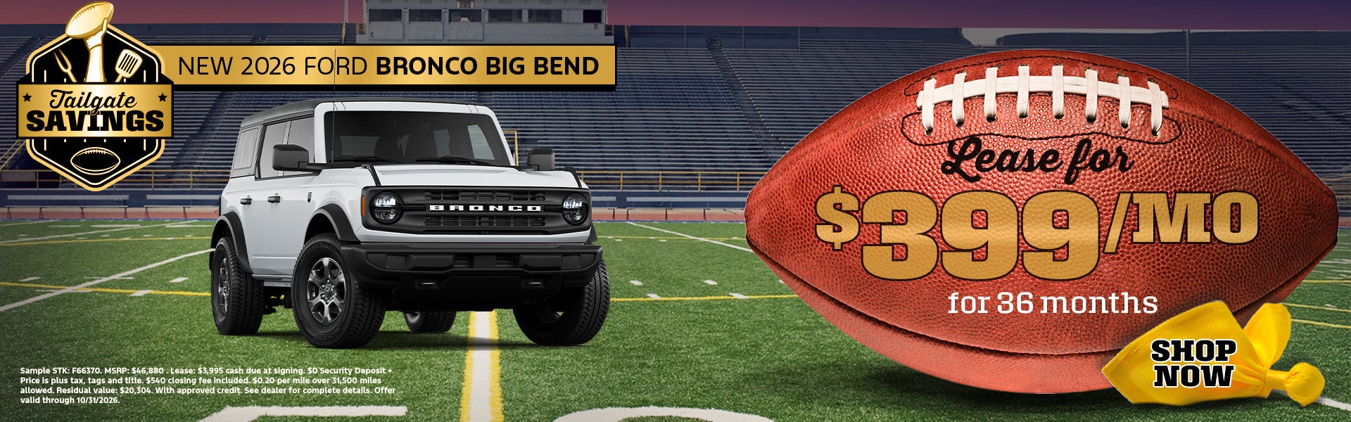New 2026 Ford Bronco Big Bend