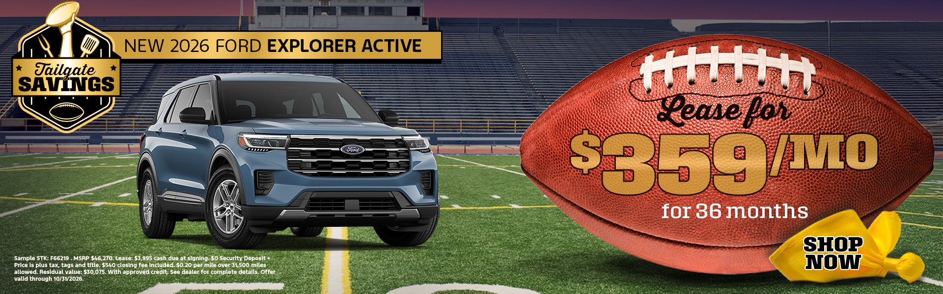 New 2026 Ford Explorer Active